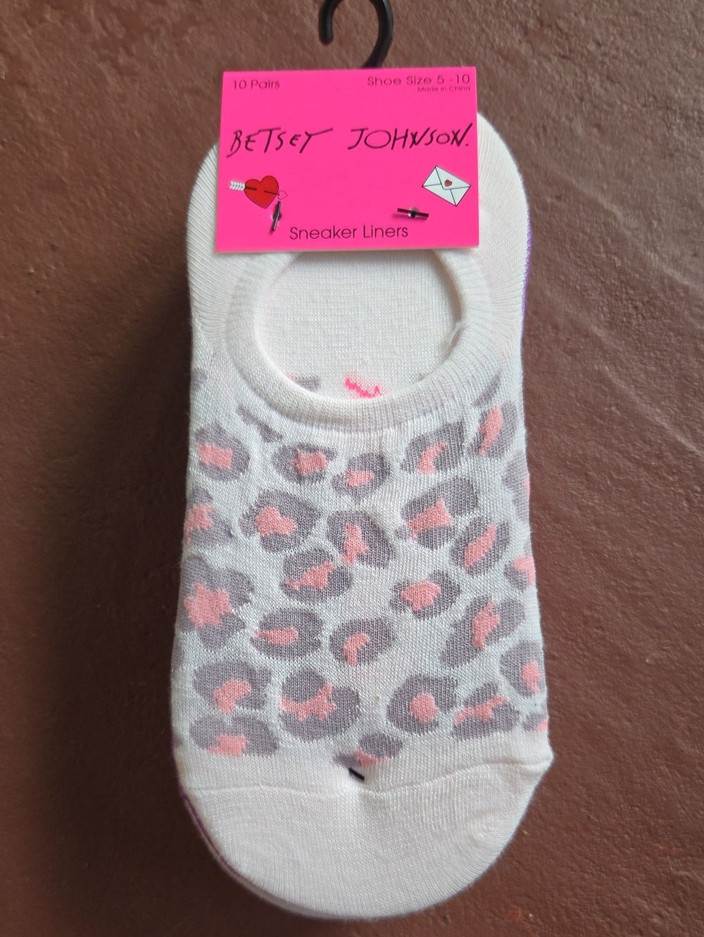 New Betsey Johnson Sneaker Liners 10 Pairs
